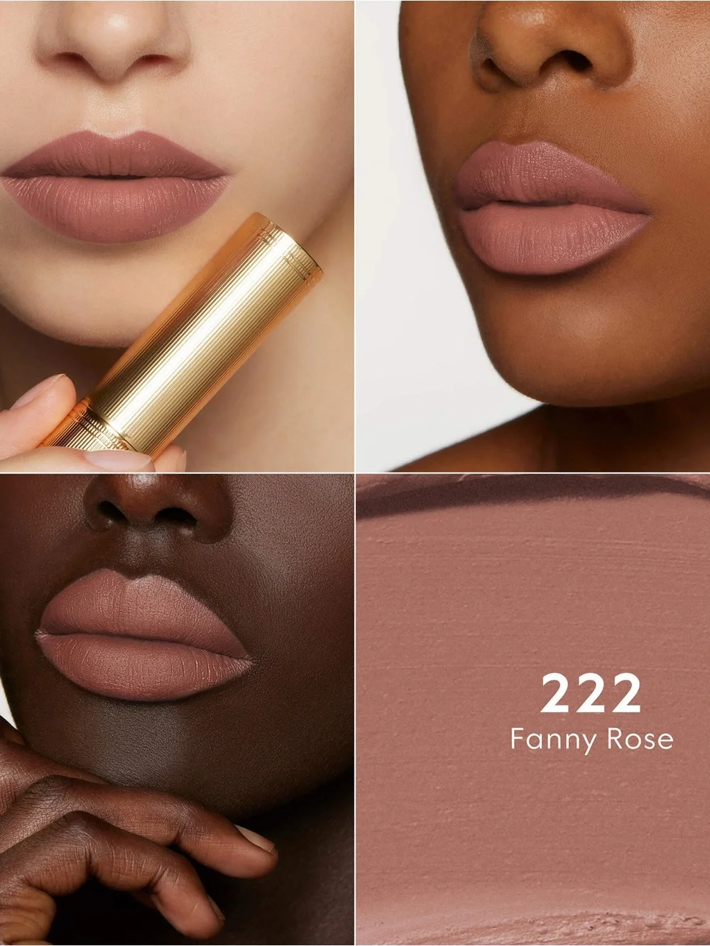 NIB GUCCI ROUGE MAT LIPSTICK COLOUR. 222. Fanny rose.